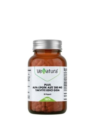Venatura Plus Alfa Lipoik Asit 200 mg Takviye Edici Gıda 30 Kapsül