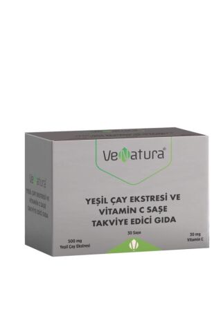 Venatura Yeşil Çay Ekstresi ve Vitamin C 30 Saşe
