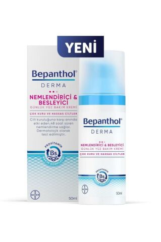 Bepanthol Derma Nemlendirici Besleyici Günlük Yüz Bakım Kremi 50 ml
