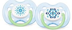 Philips Avent İkili Emzik Fashion FreeFlow 0-6 Ay SCF180/23 Mavi