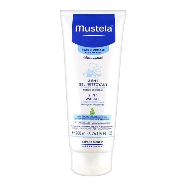 Mustela 2 in 1 Cleansing Gel (200 ml)
