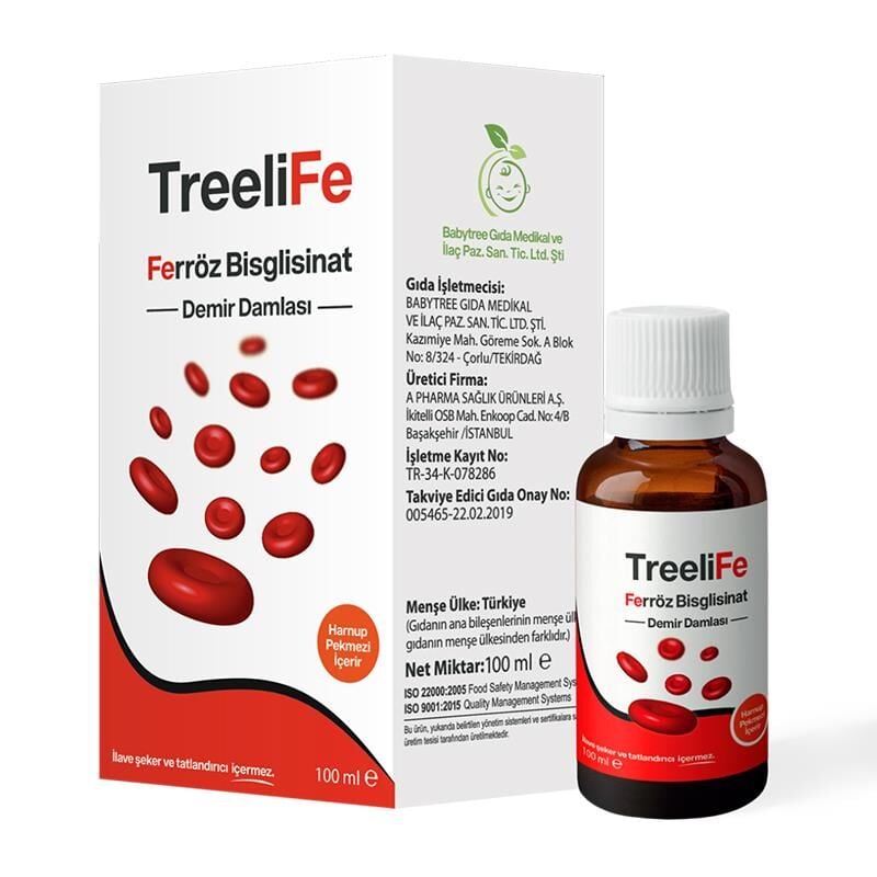 Treelife Demir Şurup 100 Ml