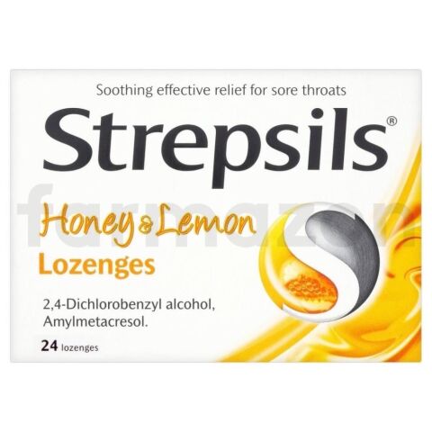 Strepsils Bal-Limon Aromalı 24 Pastil