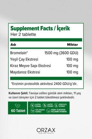 Ocean Bromelain Complex 60 Tablet