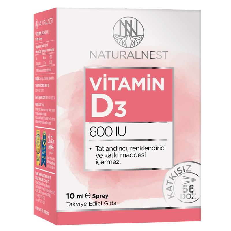 Naturalnest D3 600 Iu 10 Ml