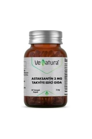 Venatura Astaksantin 3mg 30 Kapsül