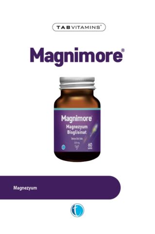 Magnimore Magnezyum Bisglisinat 60 Bitkisel Kapsül 120 mg