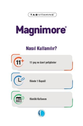 Magnimore Magnezyum Bisglisinat 60 Bitkisel Kapsül 120 mg