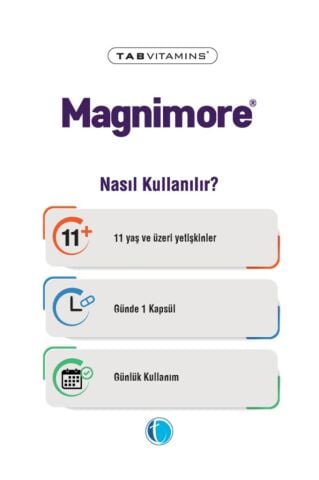 Magnimore Magnezyum Bisglisinat 60 Bitkisel Kapsül 120 mg