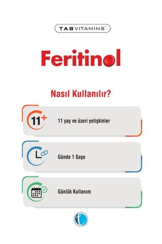 Tabvitamins Feritinol 30 Saşe