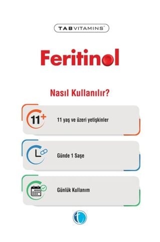 Tabvitamins Feritinol 30 Saşe