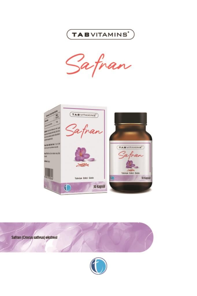 Tabvitamins Safran 50 mg 30 Kapsül
