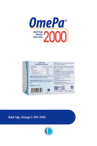 Omepa 2000 30 Yumuşak Kapsül