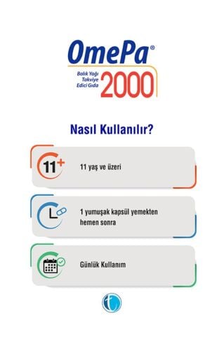Omepa 2000 30 Yumuşak Kapsül