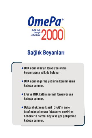 Omepa 2000 30 Yumuşak Kapsül