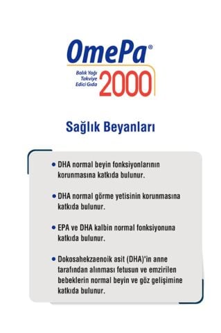 Omepa 2000 30 Yumuşak Kapsül