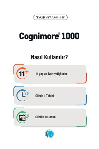 Cognimore 1000 mg Sitikolin 30 Tablet