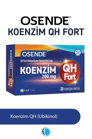 Osende Koenzim Qh Fort 30 Yumuşak Kapsül