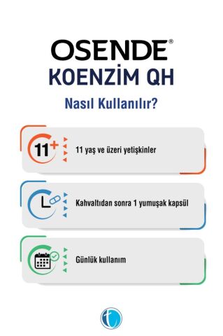 Osende Koenzim Qh 100mg 30 Kapsül