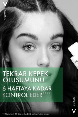 Vichy Dercos Anti-dandruff Kepek Karşıtı Şampuan, Normal & Yağlı Saçlar, Yeniden Dolum Paketi 500 Ml