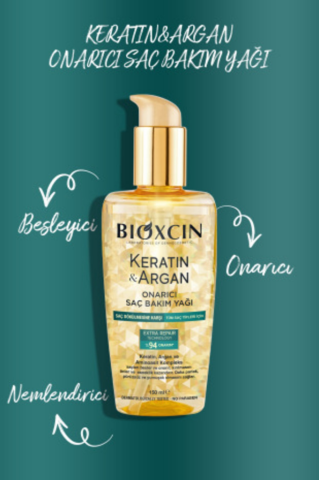 Bioxcin Keratin & Argan Onarıcı Saç Bakım Yağı 150 Ml