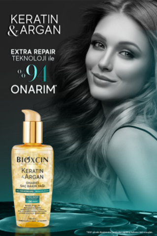 Bioxcin Keratin & Argan Onarıcı Saç Bakım Yağı 150 Ml