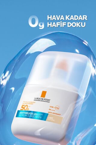 La Roche Posay Anthelios UVAIR SPF50+ Aydınlık Görünüm Veren Ultra Güçlü Renkli Güneş Koruyucu Serum 50 ml