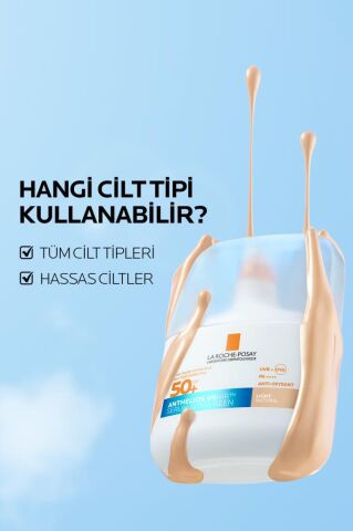 La Roche Posay Anthelios UVAIR SPF50+ Aydınlık Görünüm Veren Ultra Güçlü Renkli Güneş Koruyucu Serum 50 ml
