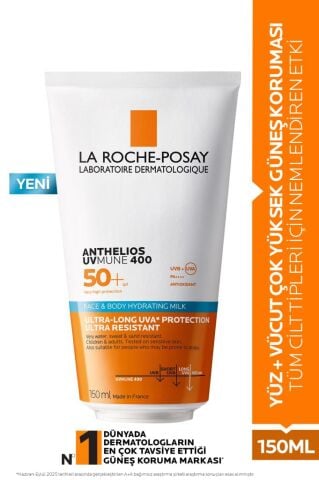 La Roche Posay Anthelios UVMune 400 Face Body Hydrating Milk 150 ml