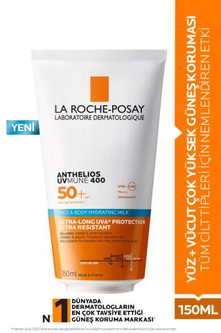 La Roche Posay Anthelios UVMune 400 Face Body Hydrating Milk 150 ml