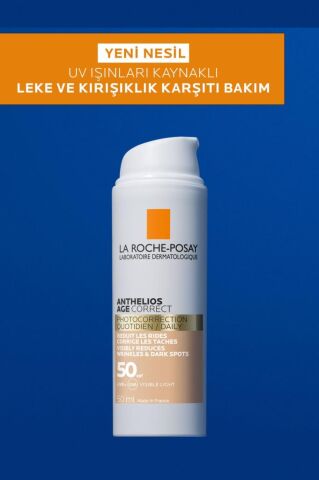 La Roche Posay Anthelios Age Correct Leke Ve Kırışıklık Karşıtı Renkli Krem Spf50