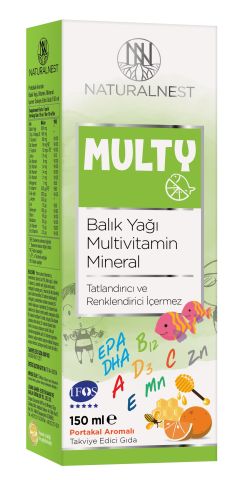 Naturalnest Multy 150 Ml Balık Yağı Multivitamin