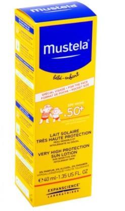 Mustela Very High Protection Sun Lotion 50+ (40 ml) 06/2021