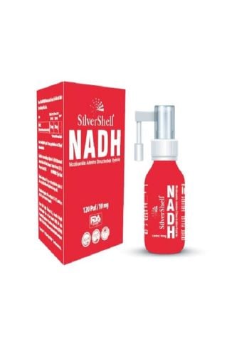 Silver Shell Nadh Nikotinamid Adenin Dinükleotid Hidrit Içeren Dil Altı Sprey 10 Mg / Puf