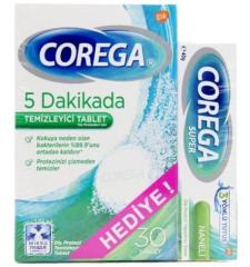 COREGA PROTEZ YAPIŞTIRICI 40 GR KREM+COREGA TABLET 30 LU HEDİYE
