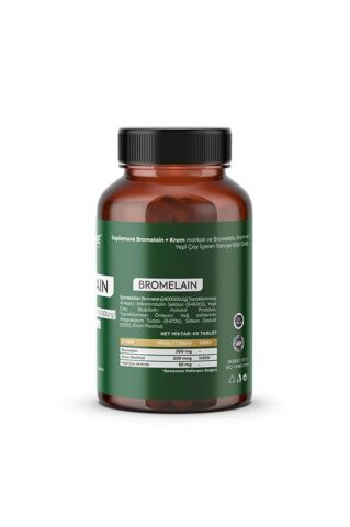 Suplamore Bromelain 500 Mg Krom Pikolinat Yeşil Çay 60 Tablet