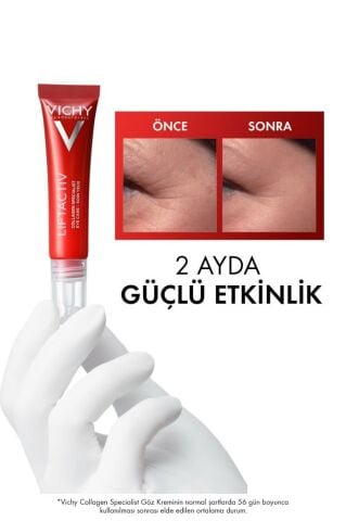Vichy Liftactiv Collagen Specialist Yaşlanma Belirtilerine Karşı Göz Bakım Kremi