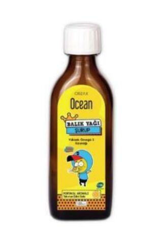 Ocean Balık Yağı Şurup 150Ml Portakal Aromalı