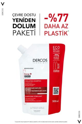 Vichy Dercos Energy+ 500 ML Yeniden Dolum Paketi