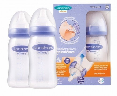 Lansinoh Natural Wave Biberon Seti 240 Ml X 2