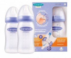 Lansinoh Natural Wave Biberon Seti 240 Ml X 2