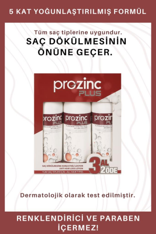 Prozinc Plus Saç Losyonu 150 Ml 3 Al 2 Öde