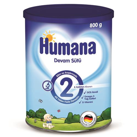 Humana 2 Devam Sütü 800 gr 30.11.2019