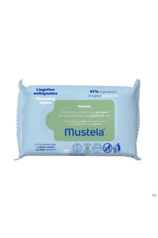 Mustela Avocado Cleansing Wipes 20 Adet
