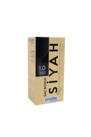 Prozinc Color 1.0 Siyah - Amonyaksız Bitkisel Kalıcı Saç Boyası