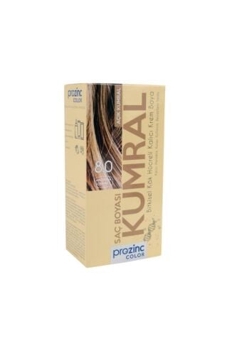 Prozinc Color 8.0 Kumral - Amonyaksız Bitkisel Kalıcı Saç Boyası