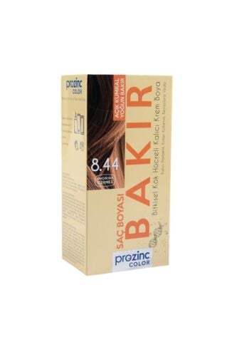 Prozinc Color 8.44 Bakır - Amonyaksız Bitkisel Kalıcı Saç Boyası