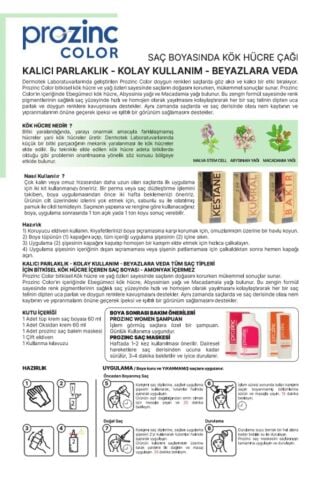 Prozinc Color 8.3 Kumral Saç Boyası