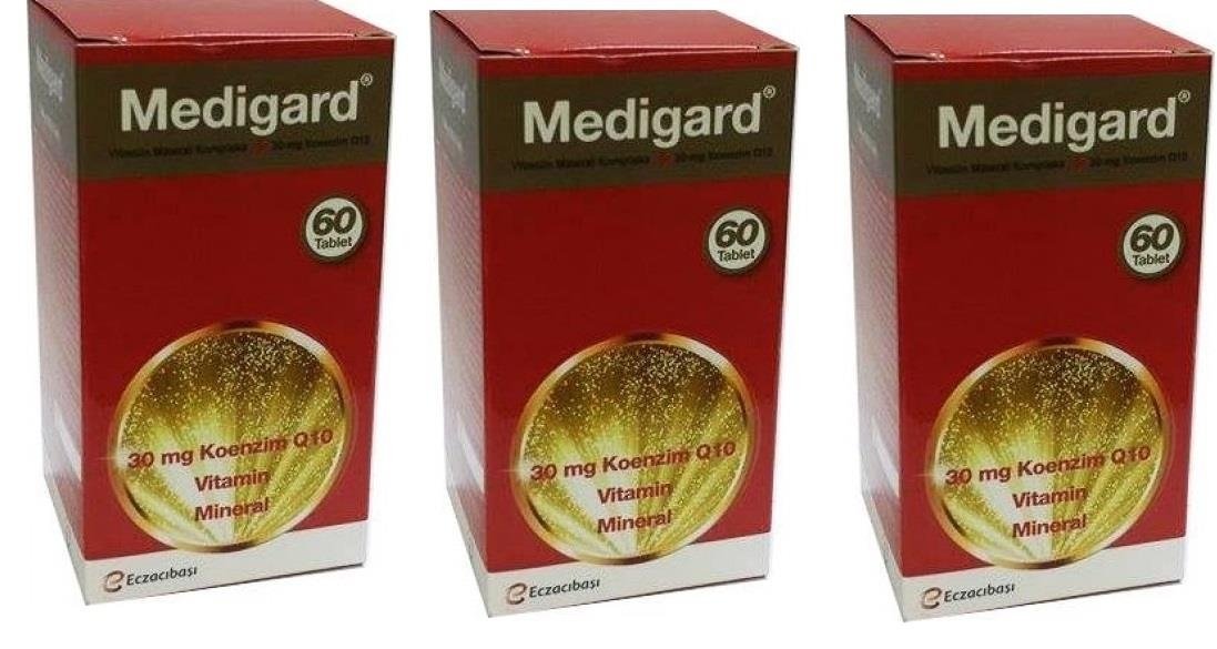 Medigard Vitamin Mineral Kompleks + CoQ10 - 60 Tablet 3 Adet