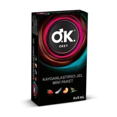 Okey Kayganlaştırıcı Jel Mini Paket 4 x 5 ml